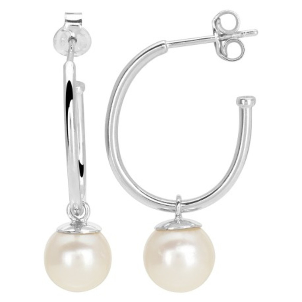 Murat 925 Sterling Silver Rhodium Plated Earrings